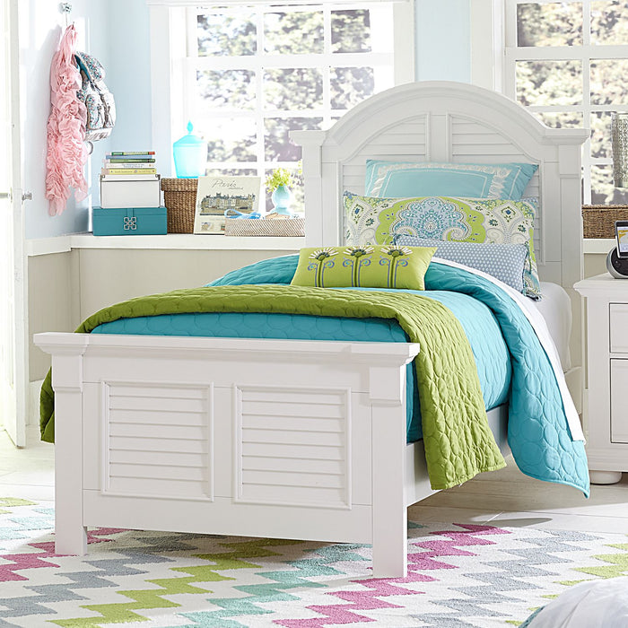 Alderra Classic Cottage Style Youth Panel Bed in Full and Twin Sizes