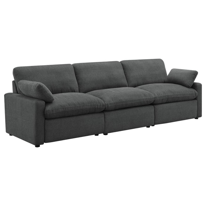 Cenra collection Modular Power Reclining Sofa – Dark Grey