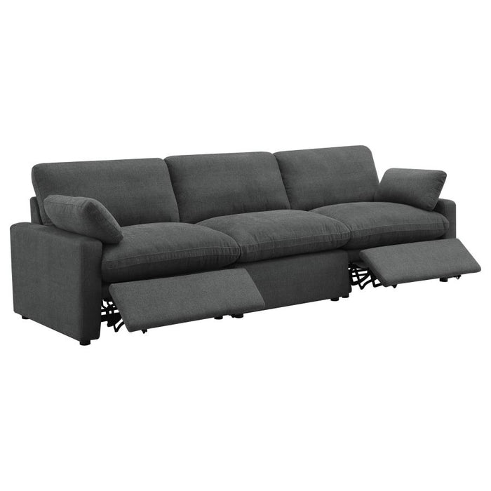 Cenra collection Modular Power Reclining Sofa – Dark Grey