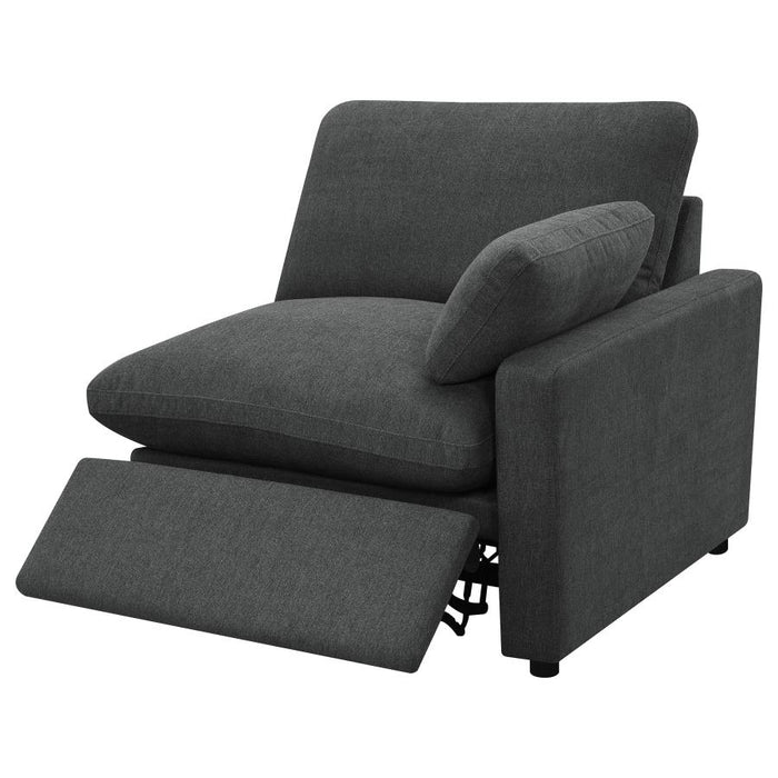 Cenra collection Modular Power Reclining Sofa – Dark Grey