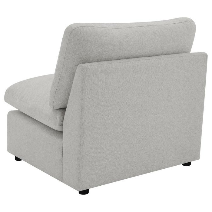 Cenra collection Modular Armless Chair Grey