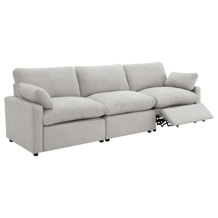 Cenra collection Modular Power Reclining Sofa  Grey