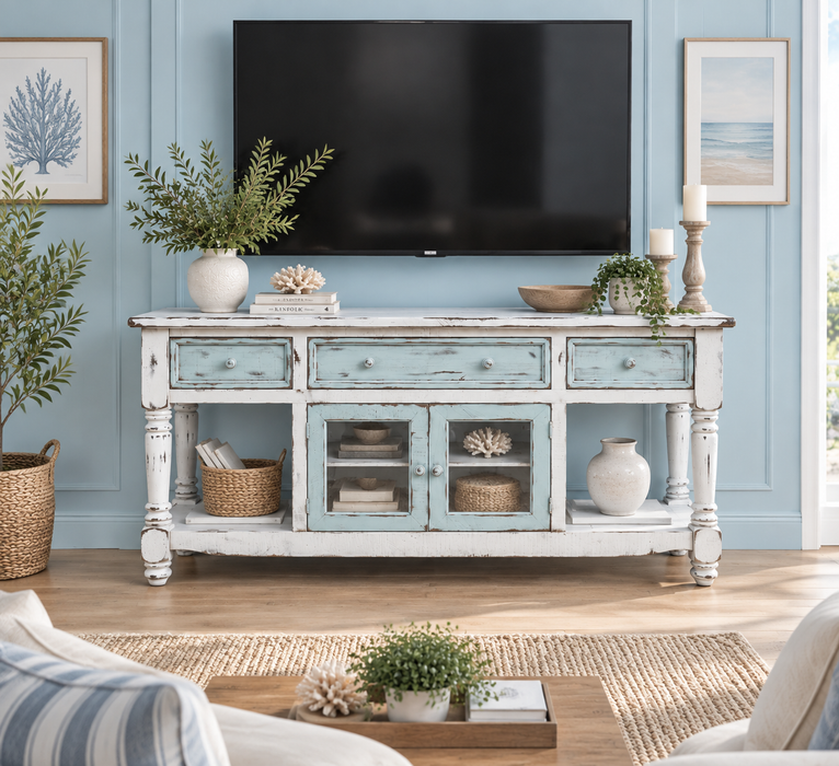 Aruba, 3 Drawer 2 Doors 70" TV Stand