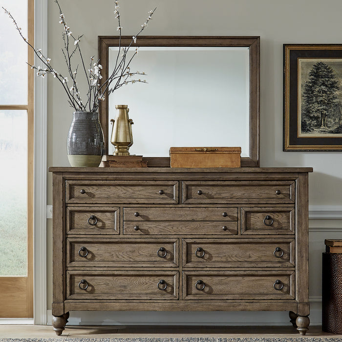 Americana Farmhouse 9 Drawer Dresser