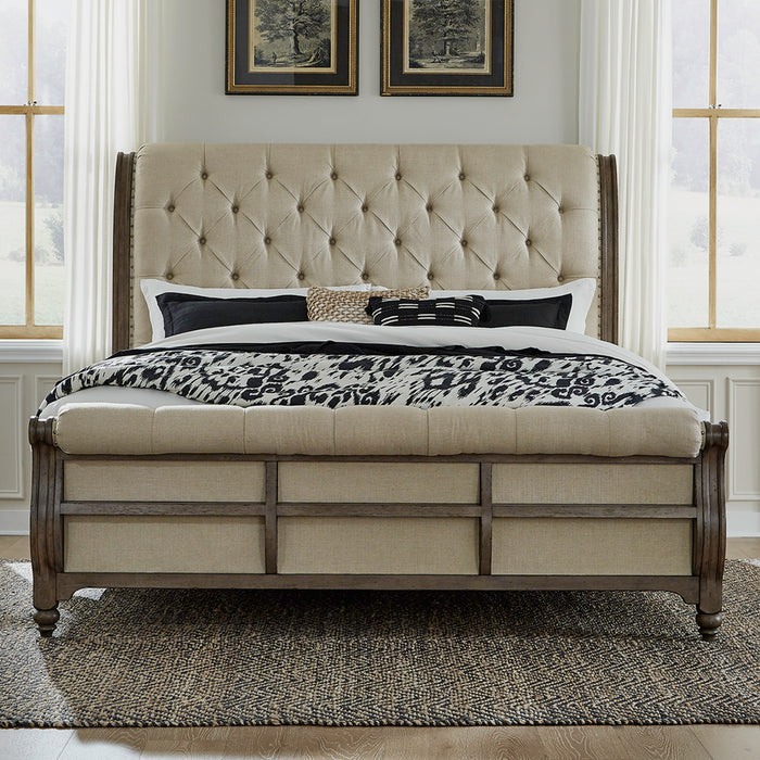 Americana Farmhouse Sleigh Bedroom Set