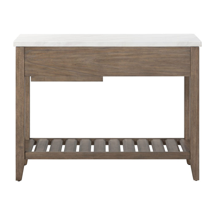 Wynford Bar Console Table – Wood Wine Storage with Drawers