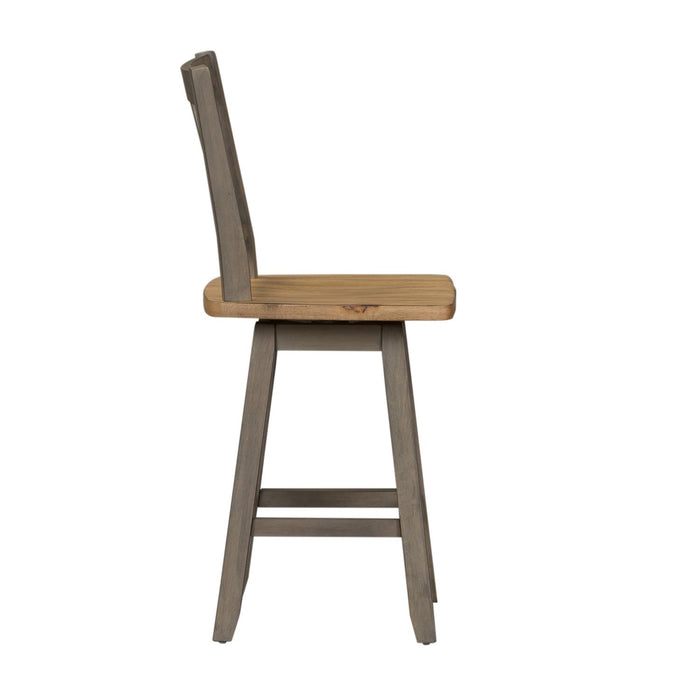 Nuvra Farm Counter Height Swivel Chair, Bar stool