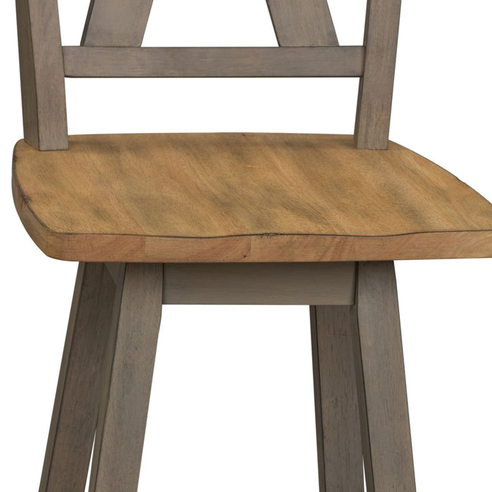 Nuvra Farm Counter Height Swivel Chair, Bar stool