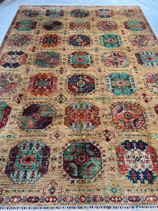 Hand knotted 100% wool Fielpa Rug 8' 4" x 11' 9"
