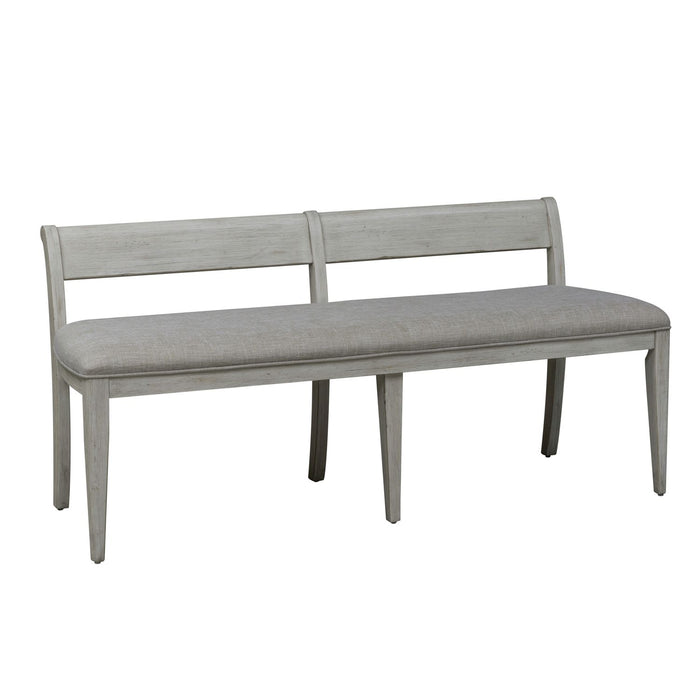 Hillstone Farmhouse Upholstered Bench in Antique White