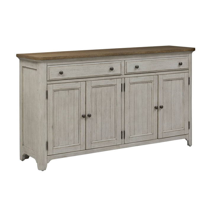 Hillstone Farmhouse Sideboard - Distressed White