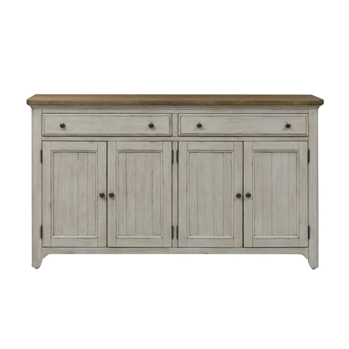 Hillstone Farmhouse Sideboard - Distressed White