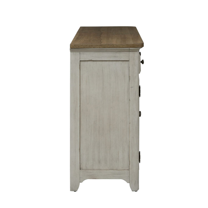 Hillstone Farmhouse Sideboard - Distressed White