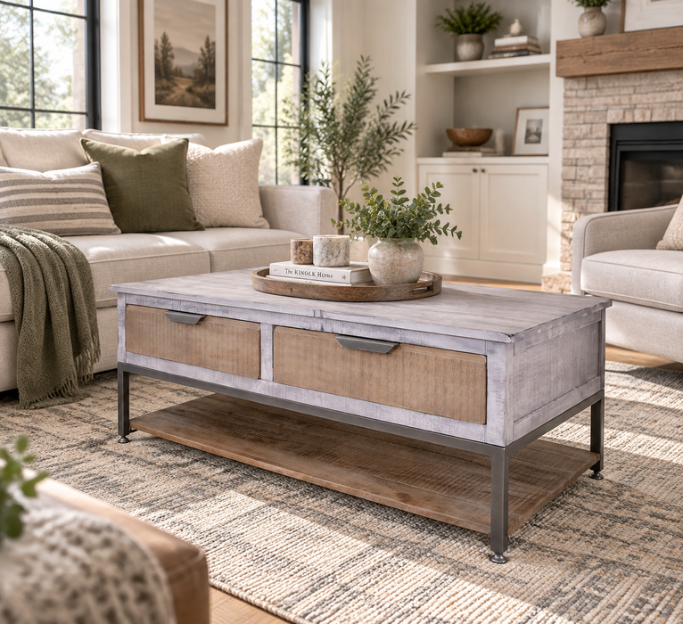 *NEW! Amelia 4 Drawer Coffee Table