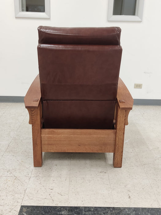 CLOSED Mission 3 Drawer Oak End Table