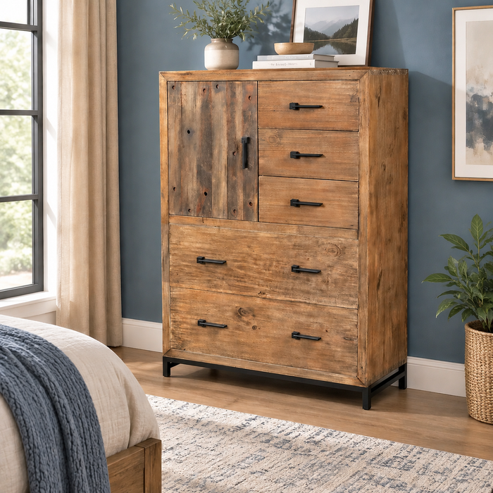 Atwood Solid Wood Highboy Dresser