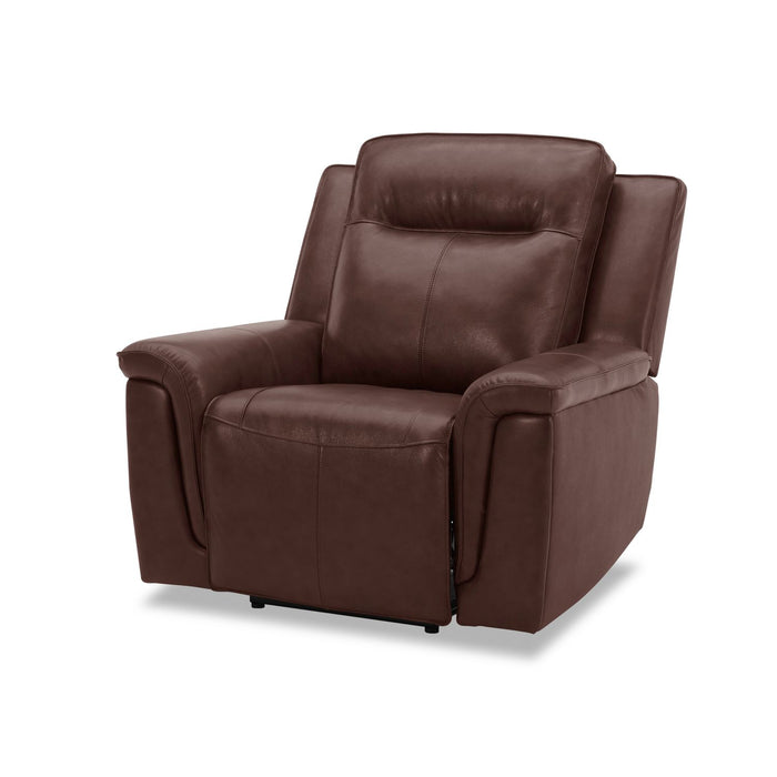 Opulent Rest Series Top Grain Leather Power Recliner Sofa Set