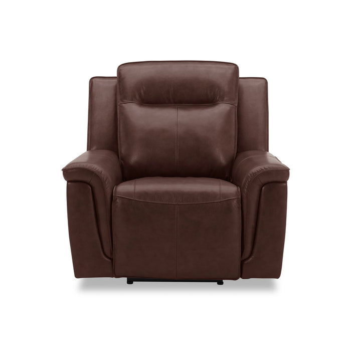 Opulent Rest Series Top Grain Leather Power Recliner Sofa Set