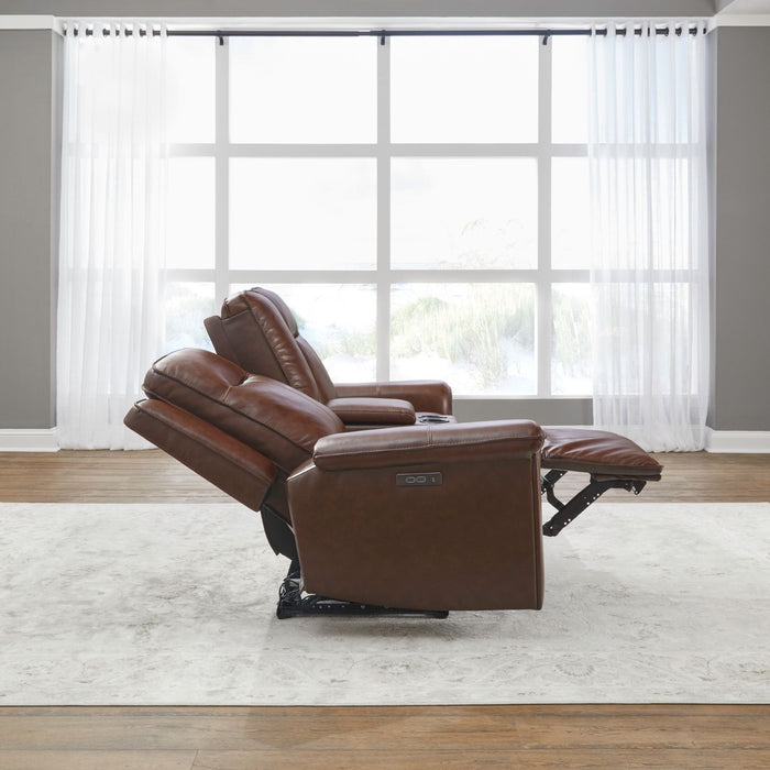 Opulent Rest Series Top Grain Leather Power Recliner Sofa Set