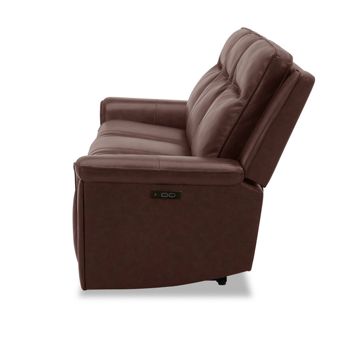 Opulent Rest Series Top Grain Leather Power Recliner Sofa Set