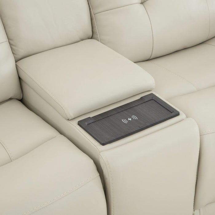 Alabaster Collection Top Grain Leather Power Recliners