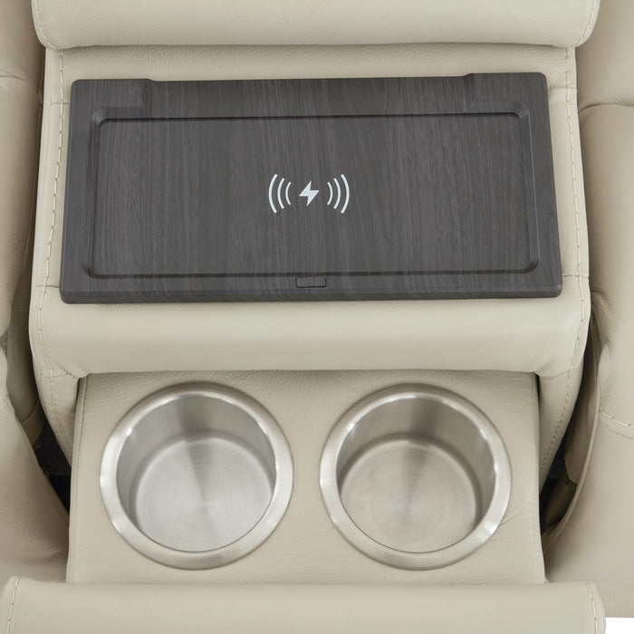 Alabaster Collection Top Grain Leather Power Recliners