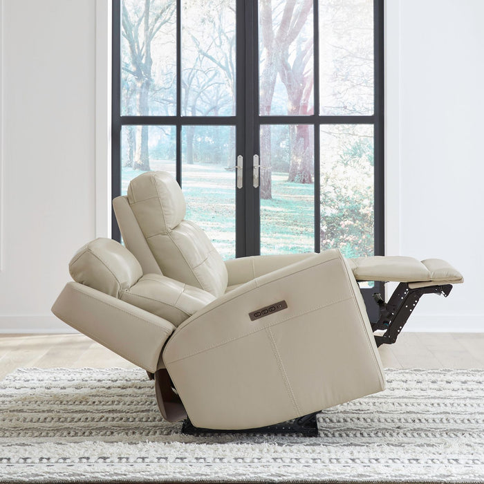 Alabaster Collection Top Grain Leather Power Recliners