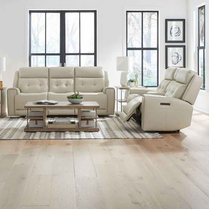 Alabaster Collection Top Grain Leather Power Recliners