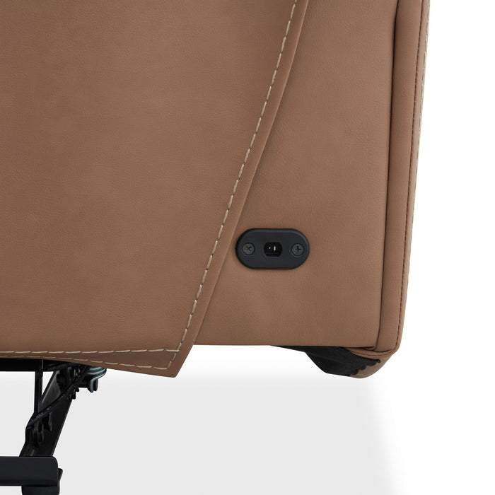 Velour Collection Top Grain Leather Recliner with Zero Gravity Power