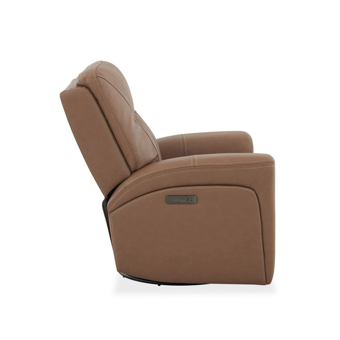Velour Collection Top Grain Leather Recliner with Zero Gravity Power