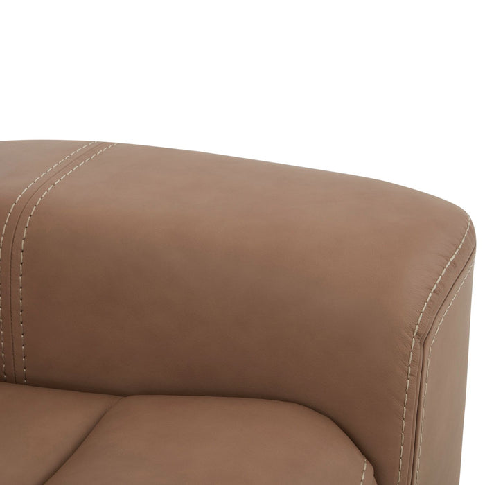 Velour Collection Top Grain Leather Recliner with Zero Gravity Power
