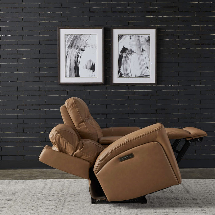 Velour Collection Top Grain Leather Recliner with Zero Gravity Power