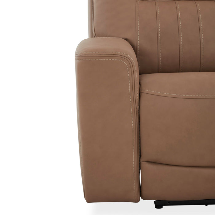 Velour Collection Top Grain Leather Recliner with Zero Gravity Power