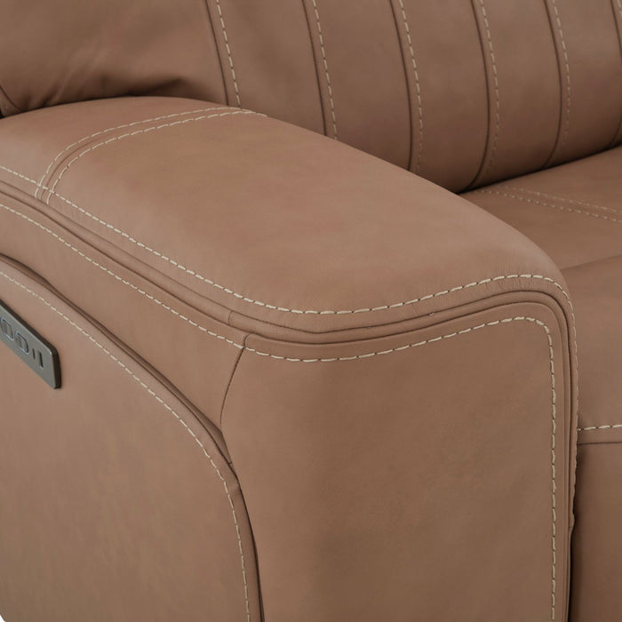 Velour Collection Top Grain Leather Recliner with Zero Gravity Power