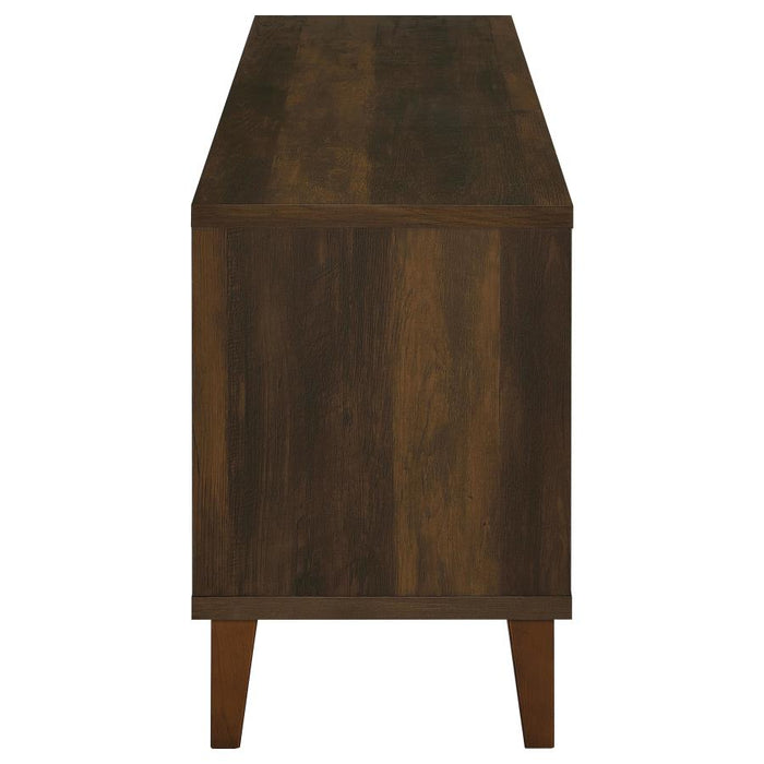 Mavro 60" Mid-Century Modern Media Console – Dark Pine Finish