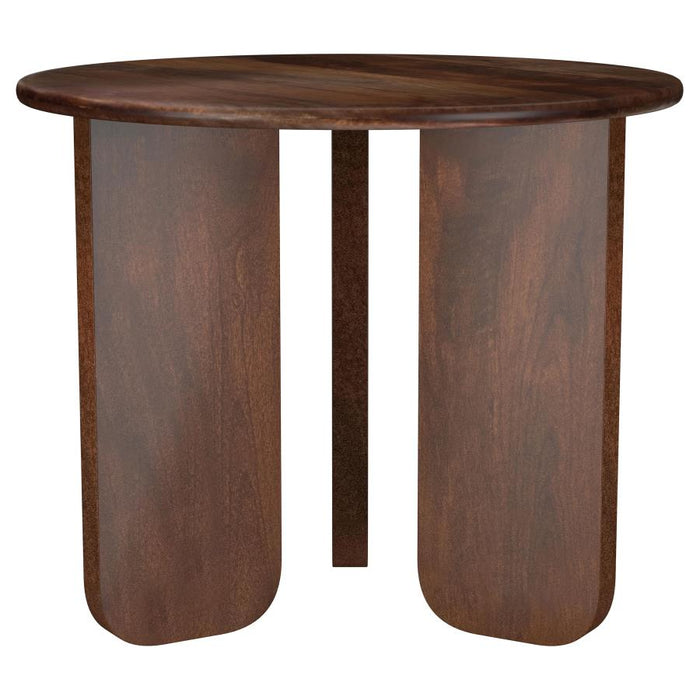 Zenvor 2-Piece Solid Wood Coffee and End Table Set Brown