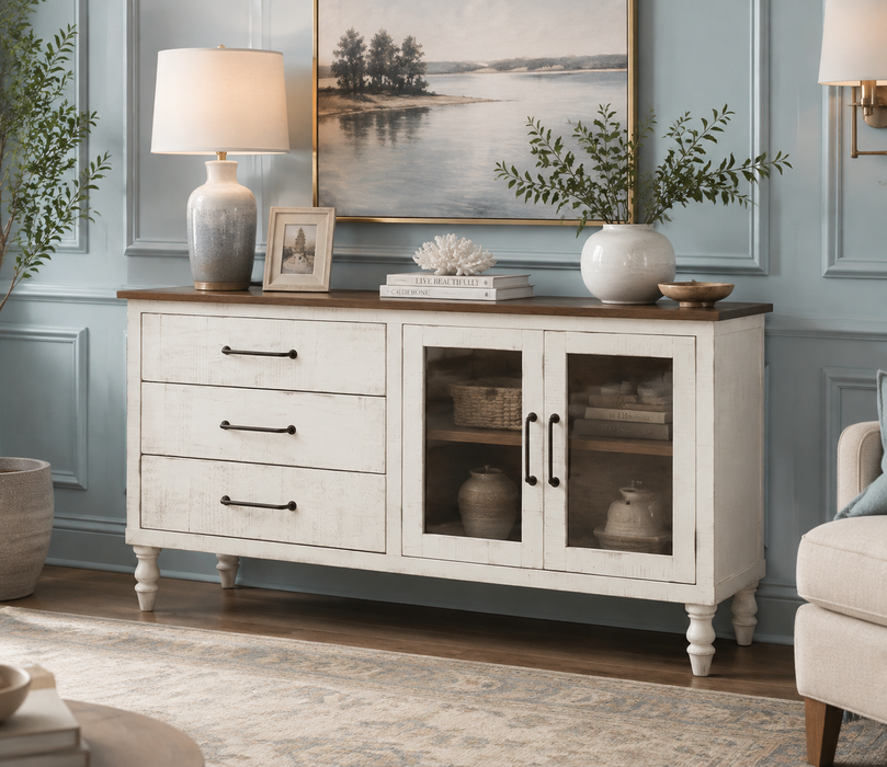 Avalon Rustic Farmhouse Sideboard (2 Color Options)