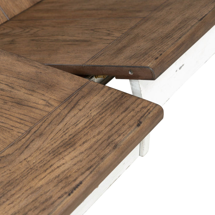 Rustic Farmhouse Rectangular Leg Dining Table