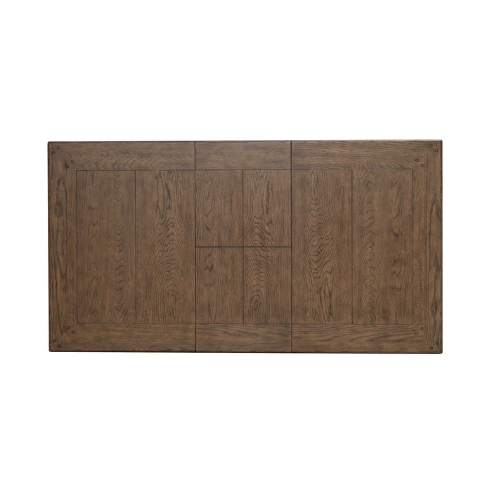 Maple Hill Rustic Farmhouse Rectangular Table Set
