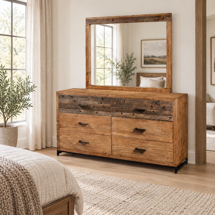 Atwood Solid Wood Highboy Dresser
