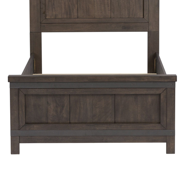 Elysium Youth Rustic Farmhouse Style Panel Bed –  Full and Twin Sizes