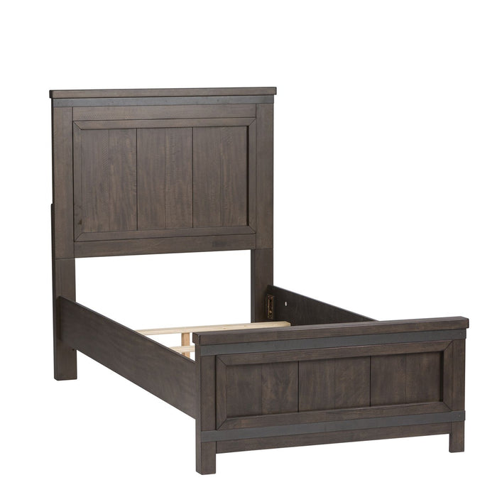 Elysium Youth Rustic Farmhouse Style Panel Bed –  Full and Twin Sizes