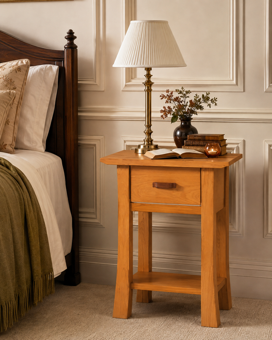 Heritage Cherry Solid Cherry Wood Nightstand / End Table