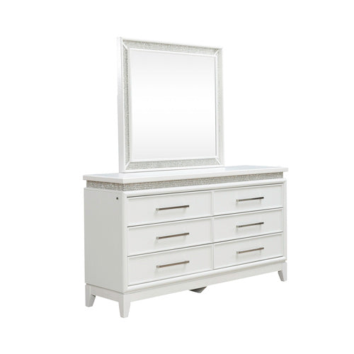 Reflections 6 Drawer Dresser w Lights
