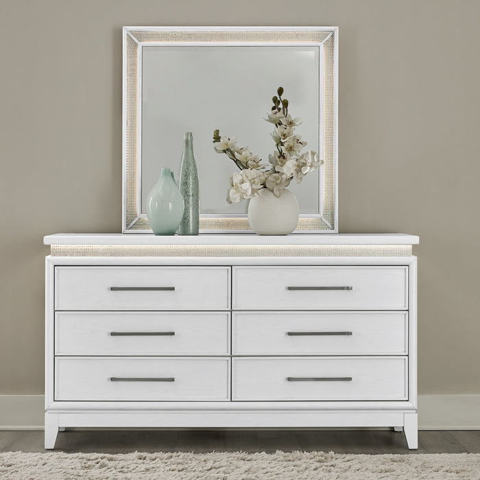 Reflections 6 Drawer Dresser w Lights