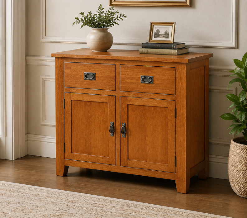 Mission 2 Door 2 Drawer Cabinet - Michael's Cherry
