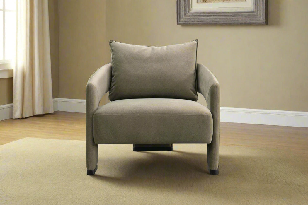 Valora Mid-Century Modern Livingroom Armchair - Gray