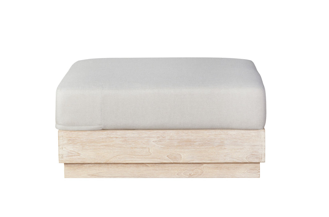 Paradiso Outdoor Teak Natural Ottoman