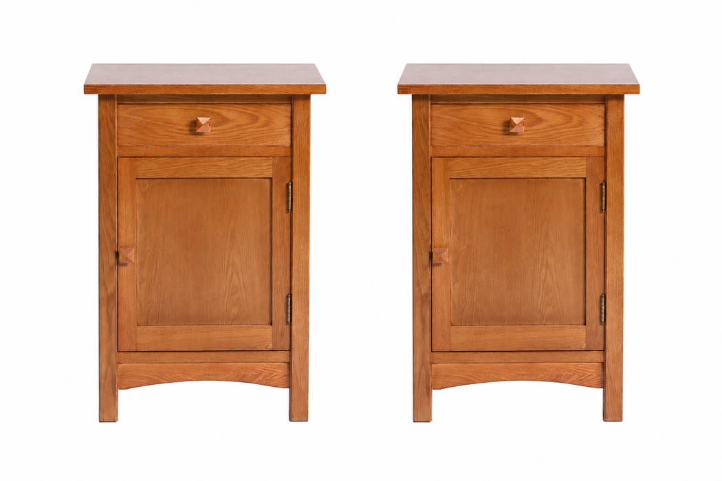 Mission 1 Door 1 Drawer Nightstand - Michaels Cherry