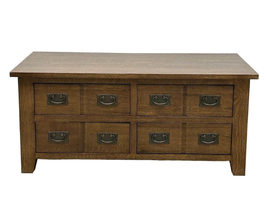 Mission 8 Drawer Coffee Table - Michael's Cherry